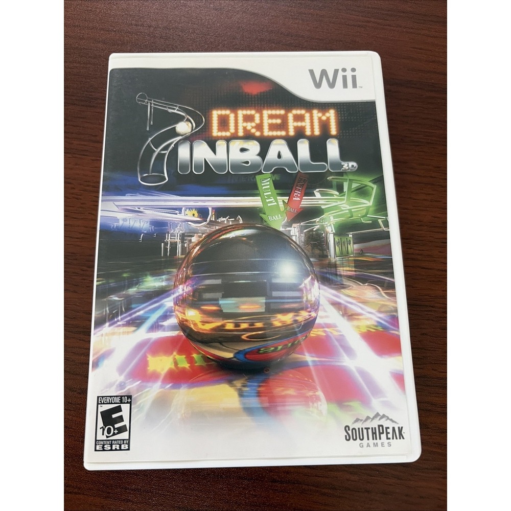 Dream Pinball 3D - Nintendo Wii Game Complete CIB